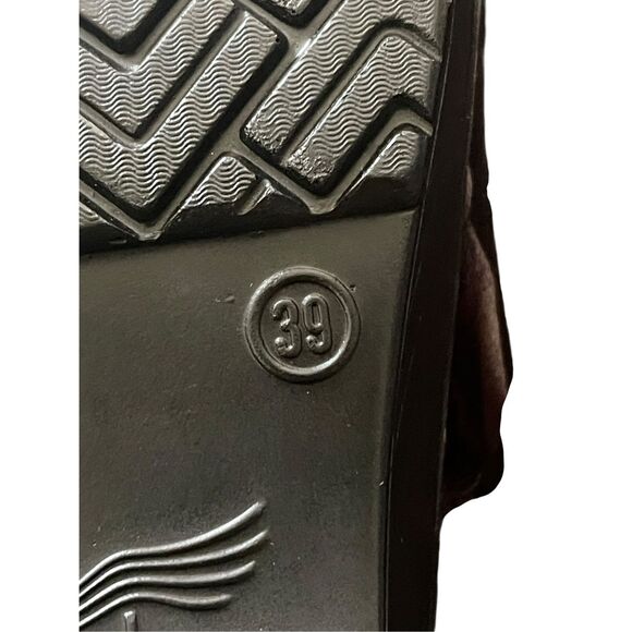 Dansko Womens Red Black Patent Leather Croc Print Clog Slip On Shoe Size 39 - Picture 7 of 11